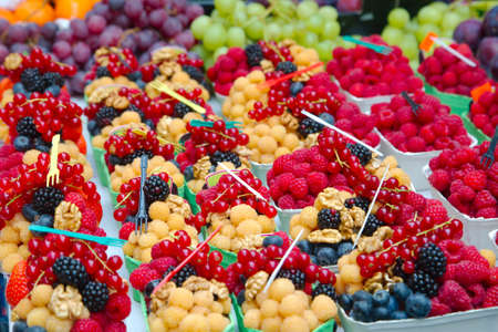 Fresh fruit mixの写真素材