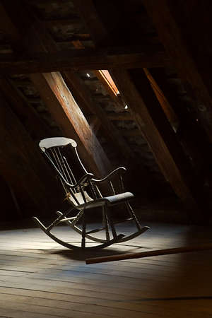 Old Rocking Chairの写真素材