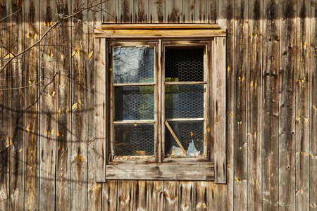 Rural Wooden Windowの写真素材