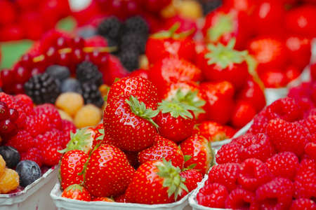 Fresh fruit mixの写真素材