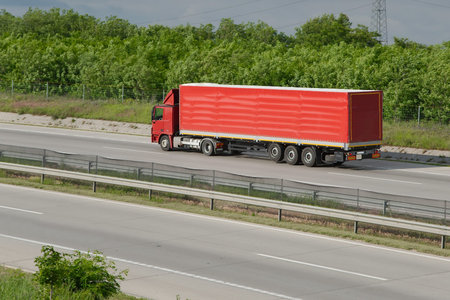 Truck on the highway
