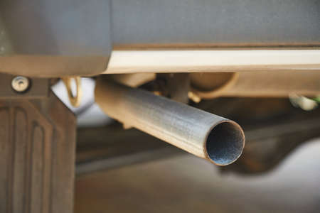 Exhaust Pipe Closeuoの写真素材