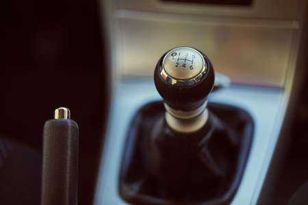 Manual gear stickの写真素材