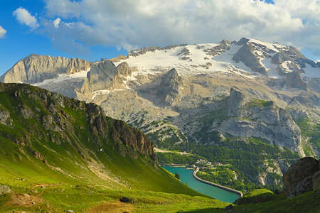 Dolomites Summer Landscapeの写真素材