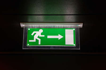 Emergency Exit Signの写真素材