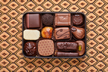 Chocolate candies box