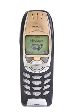 Old Nokia mobile phoneのeditorial素材