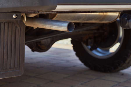 Exhaust Pipe Closeuoの写真素材