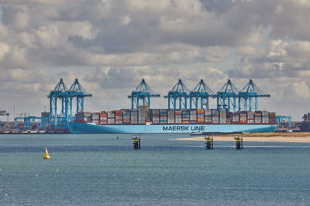 Huge Container Shipのeditorial素材