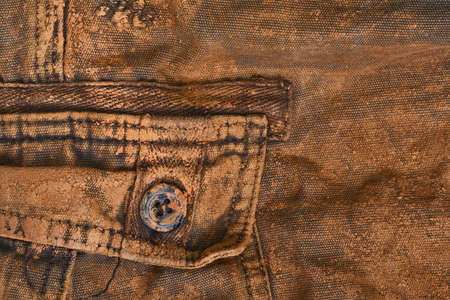 Trousers with mudの写真素材