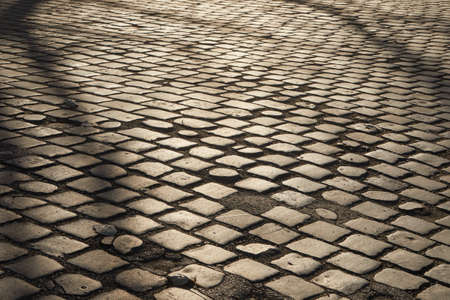 Stone Pavement Patternの写真素材
