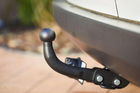 Towbar on a carの写真素材