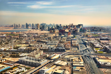Dubai View from Air