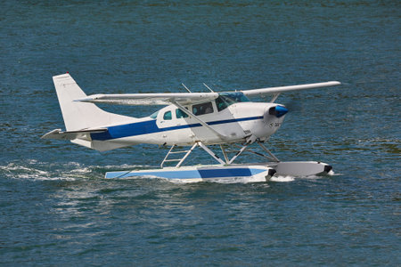 Floatplane in dock