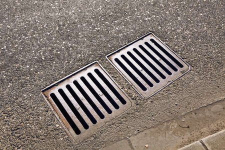 Sewer pit coverの写真素材