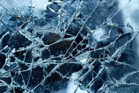 Cracked glass detailの写真素材