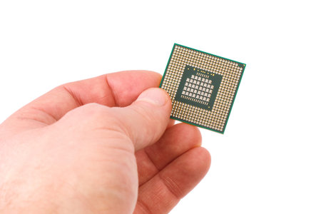 Computer Processor Chipの写真素材