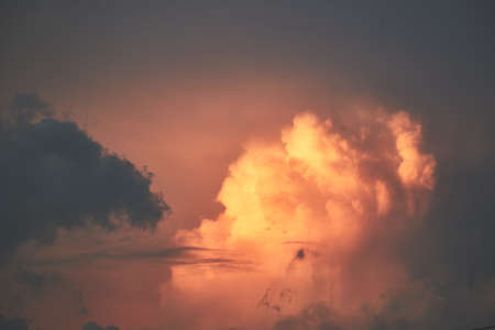 Stormy Dark Cloudsの写真素材
