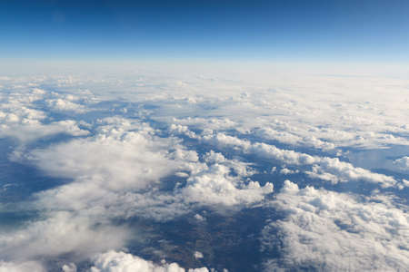 Clouds from aboveの写真素材