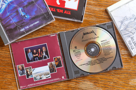 Metallica Master Of Puppets and other CDs