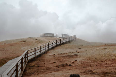 Geothermal Activity in Icelandの写真素材