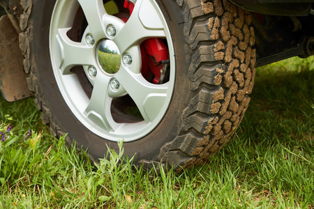Wheel of a 4x4 vehicle