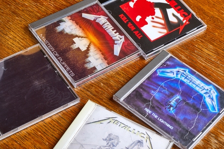 Metallica Master Of Puppets CDのeditorial素材