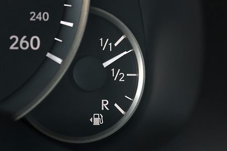 Fuel Gauge Going Downの写真素材