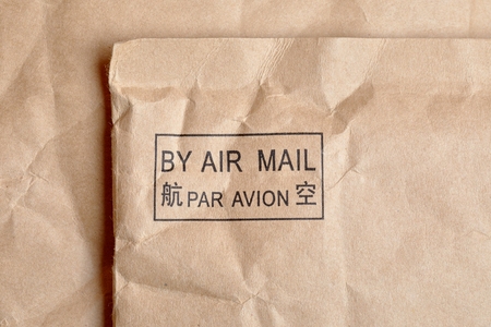 By Air Mail Stampの写真素材