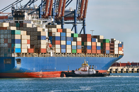 Huge Container Ship