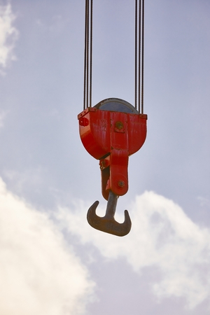 Old Crane Hooksの写真素材