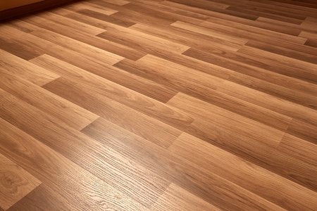 Parquet floor interior of a roomの写真素材