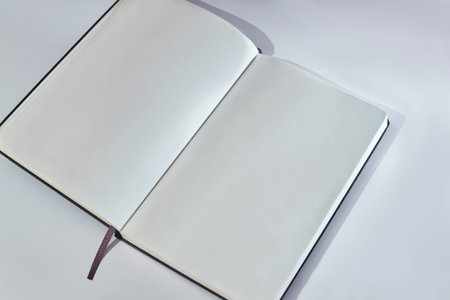 Note book blank white page notepad
