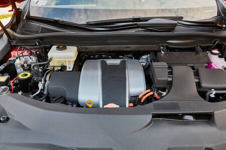 Car Engine Bayの写真素材