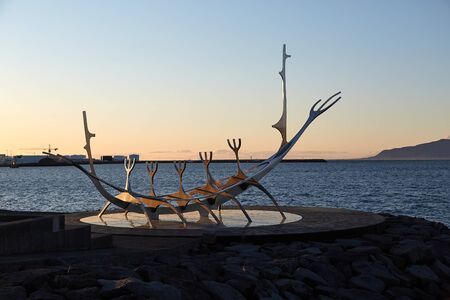 The Sun Voyager, Reykjavik, Icelandのeditorial素材
