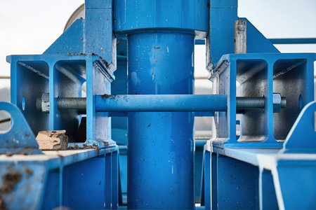 Industrial metal structure deatil