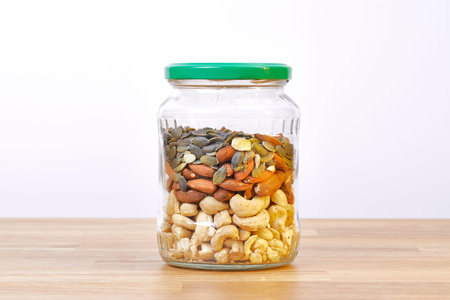 Mix of nuts and seeds