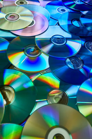 CD shiny background
