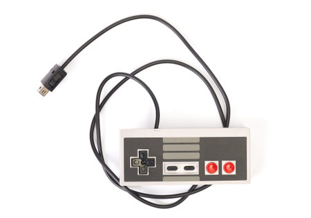 Retro gaming controller of a console