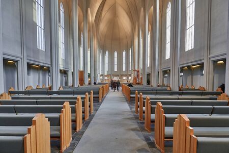 Modern Cathedral Interiorのeditorial素材