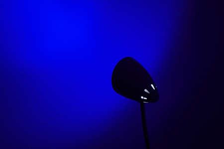 Bue spot light backgroundの写真素材