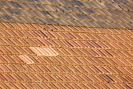 Roof tiles texture