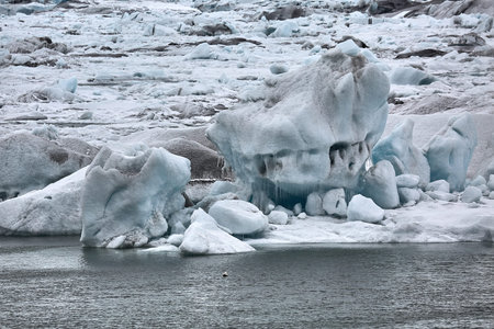 Glacial lake in Iceland