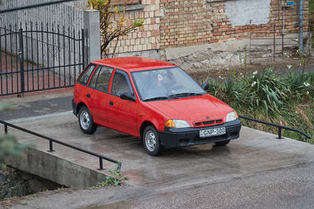 Old Suzuki Swift in nice conditionのeditorial素材