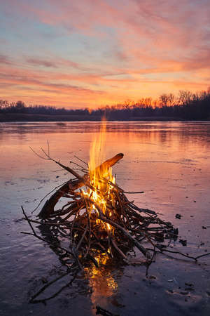 Fire And Iceの写真素材