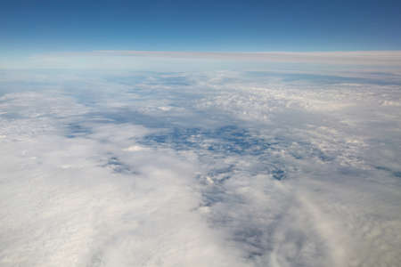 Clouds from aboveの写真素材