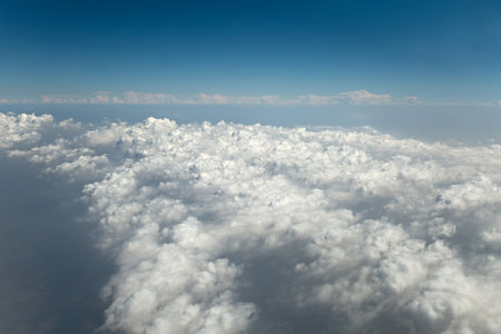 Clouds from aboveの写真素材