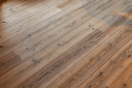Wood deck lumberの写真素材