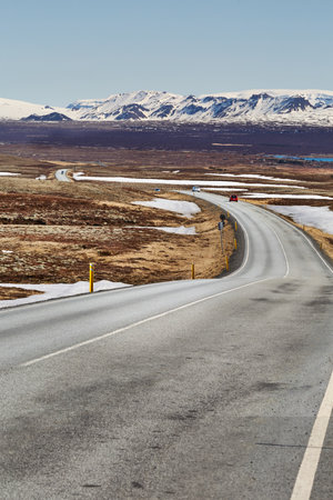 Road in Icelandの写真素材