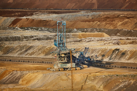 Coal Mine Excavationの写真素材